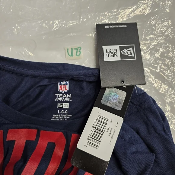 NWT NFL New England Patriots Combine Training Long Sleeve Shirt Size Large - Picture 3 of 3